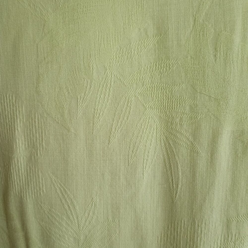 Tommy Bahama Silk Camp Shirt Mens Sz M Lime Green Hawaiian Floral  Print Aloha - Picture 4 of 9
